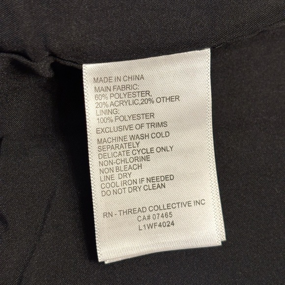 Laundry by Shelli Segal Black with White Plaid
Tweed Mini Skirt, Sz Small, NWT - Picture 7 of 10